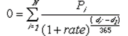 To get the XIRR, you need to solve a complex equation summing the discounted cashflows