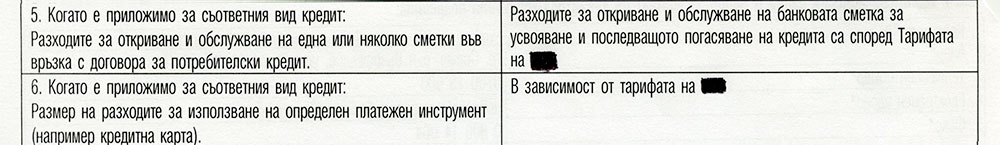 Стандартен европейски формуляр за кредит